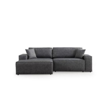 Sofá-cama esquinero Pırlo Corner Izquierda Gris Oscuro 8684282469780