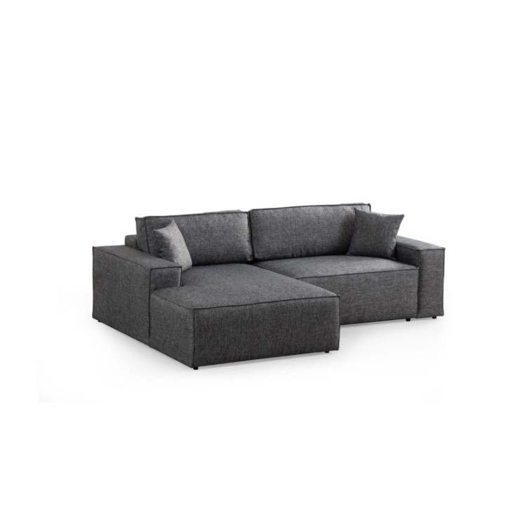 Sofá-cama esquinero Pırlo Corner Izquierda Gris Oscuro