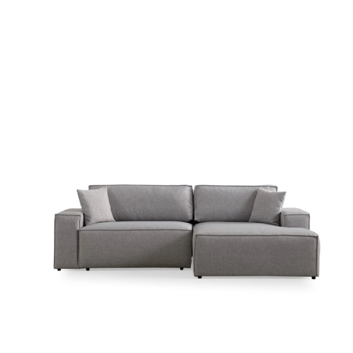 Sofá-cama esquinero Pırlo Corner Derecha Gris Claro