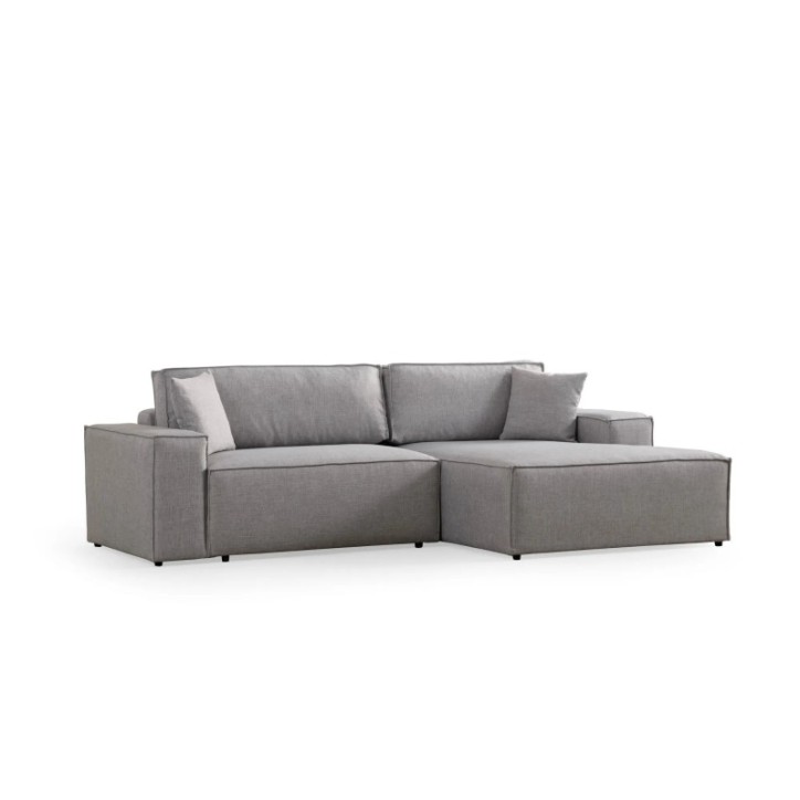 Sofá-cama esquinero Pırlo Corner Derecha Gris Claro