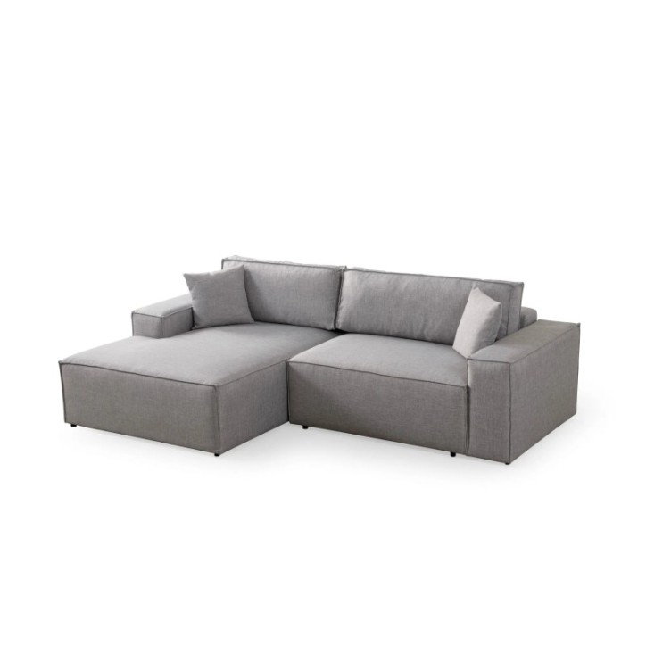 Sofá-cama esquinero Pırlo Corner Izquierda Gris Claro