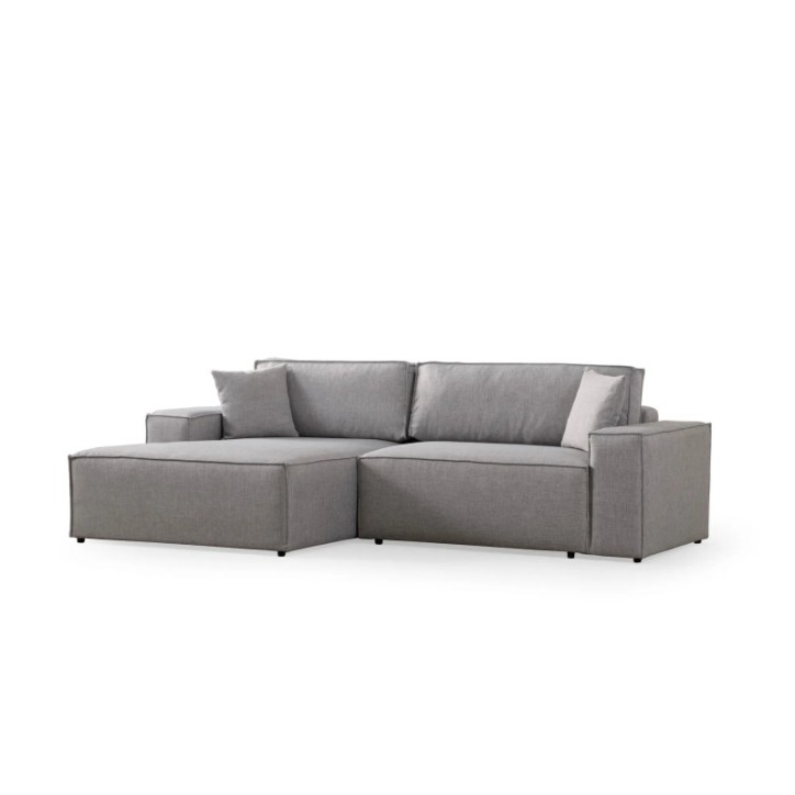 Sofá-cama esquinero Pırlo Corner Izquierda Gris Claro