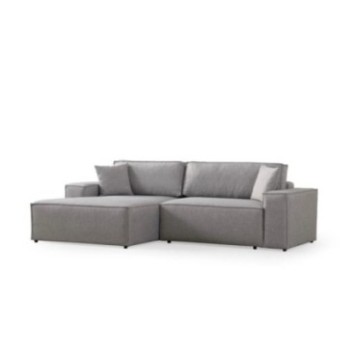 Sofá-cama esquinero Pırlo Corner Izquierda Gris Claro 8684282469827