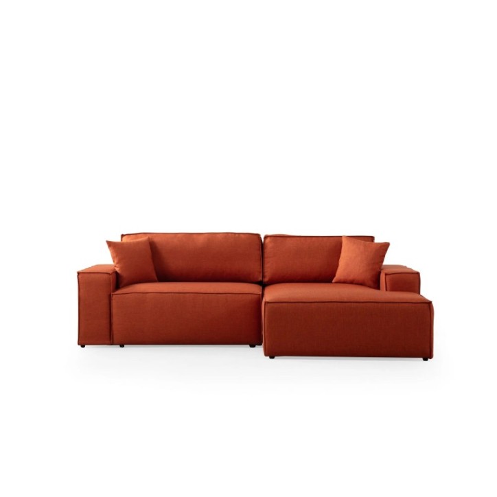 Sofá-cama esquinero Pırlo Corner Derecha Naranja