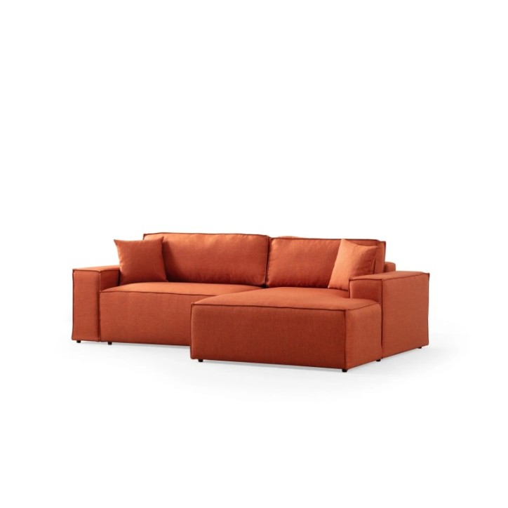 Sofá-cama esquinero Pırlo Corner Derecha Naranja