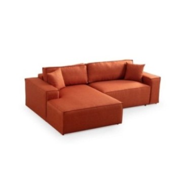 Sofá-cama esquinero Pırlo Corner Izquierda Naranja 8684282469841