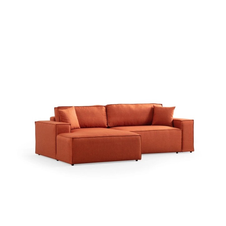 Sofá-cama esquinero Pırlo Corner Izquierda Naranja