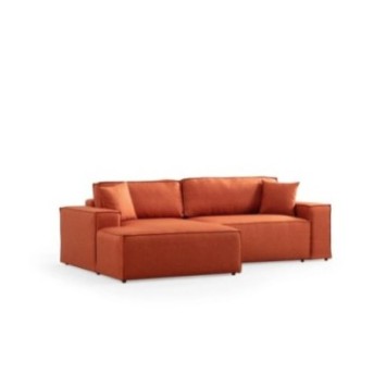 Sofá-cama esquinero Pırlo Corner Izquierda Naranja 8684282469841