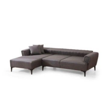 Sofá-cama esquinero Hamlet Izquierda Gris Oscuro 8684282484769