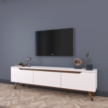 Mueble TV D1-794 nogal blanco - 893RAN3105