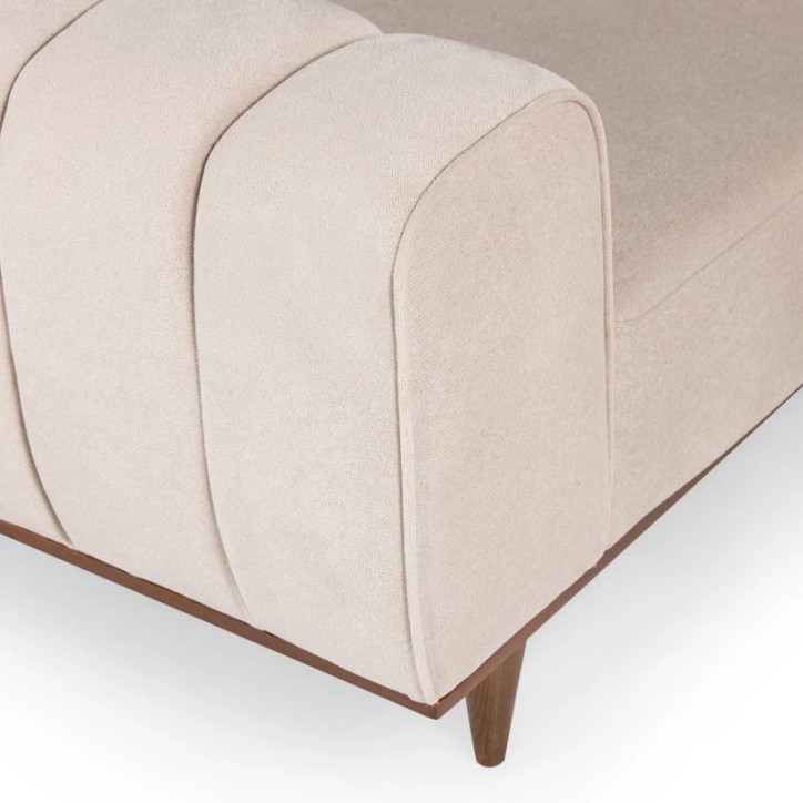 Sofá-cama de 3 plazas Ivory Crema