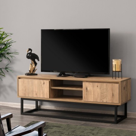 Mueble TV Belinda 140 pino negro - 854KLN3005