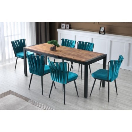 Mesa comedor Silva-1011 pino atlántico - 974NMB1161