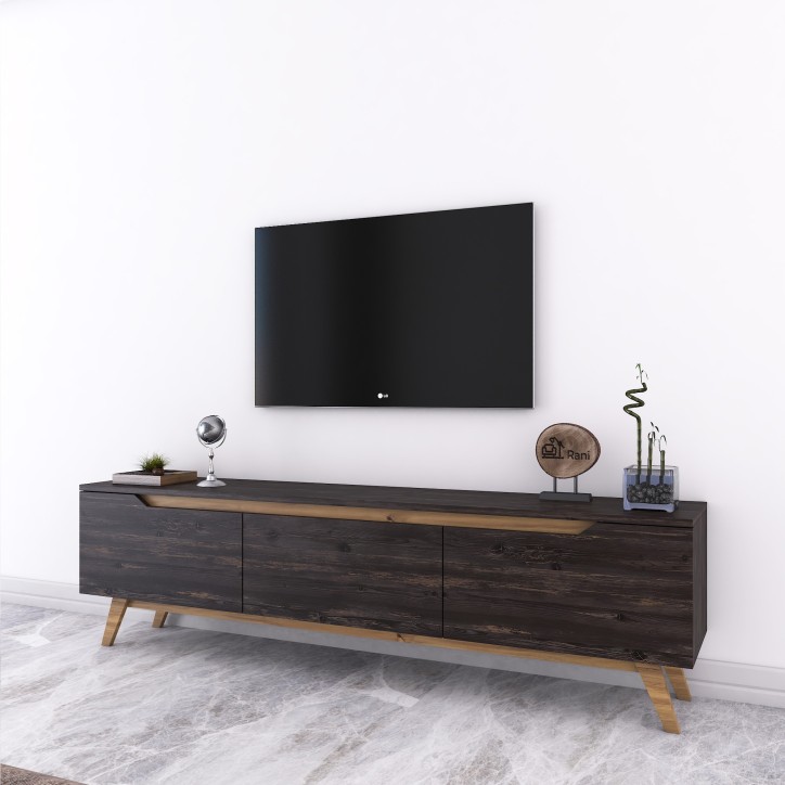 Mueble TV D1-1009 nogal negro