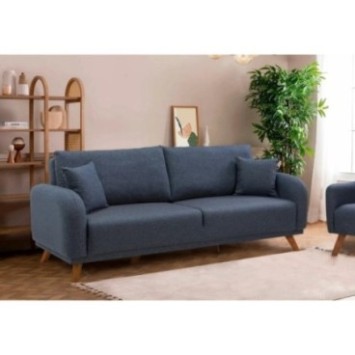 Conjunto sofá cama sillón Hera Azul Oscuro 8684282138969