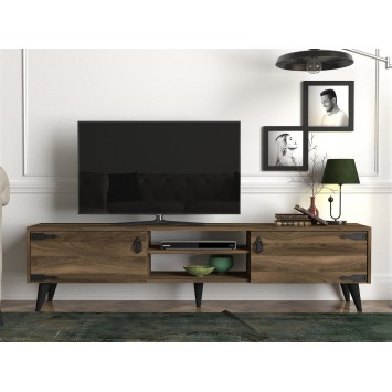 Mueble TV Anthes 2 negro nogal - 804TRH3045