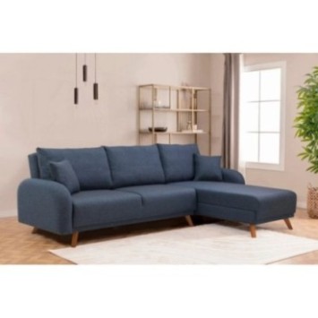 Sofá-cama esquinero Hera 2 Corner Azul Oscuro 8684282139041