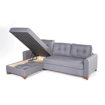 Sofá-cama esquinero Madrid Gris 8682870942417