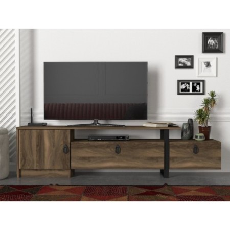 Mueble TV Aramis negro nogal - 804TRH3042