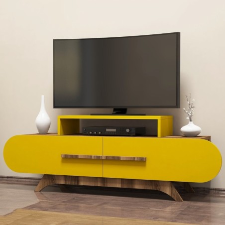 Mueble TV Rose amarillo nogal - 845HCT3051