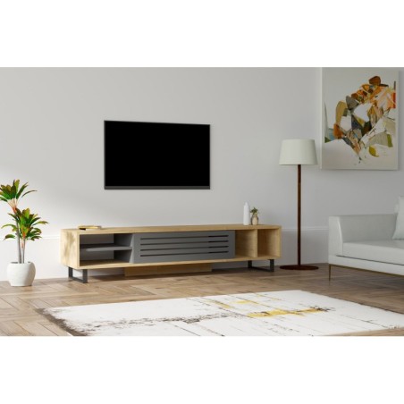 Mueble TV Safir antracita zafiro - 835PUQ3024