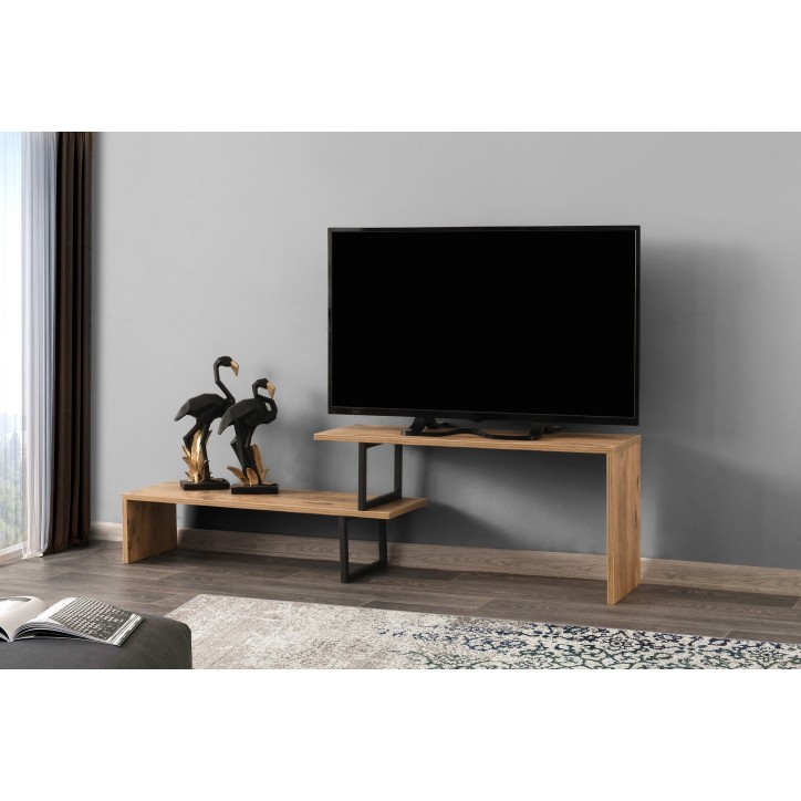 Mueble TV Ovit pino negro