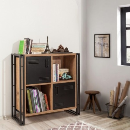 Librería Cosmo Soft pino atlántico negro - 863SPH3909