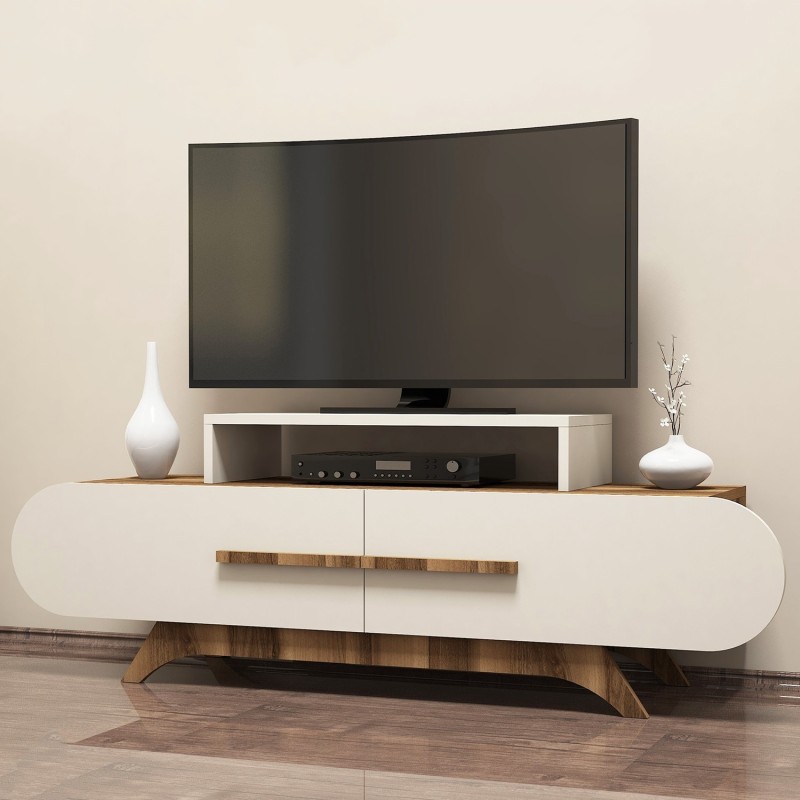 Mueble TV Rose crema nogal - 845HCT3050