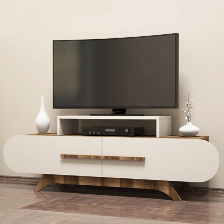 Mueble TV Rose crema nogal