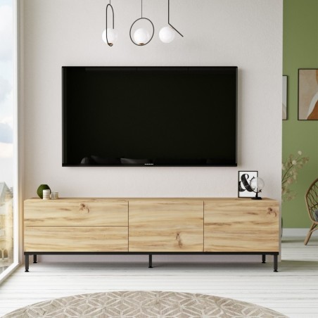 Mueble TV LV6-KL roble negro - 921YRD1111