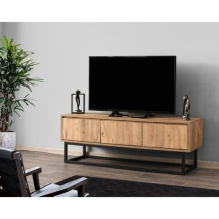 Mueble TV Tılsım 140 pino negro - 854KLN3006