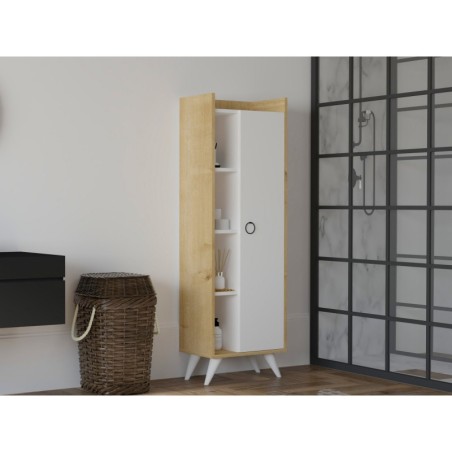 Mueble auxiliar Ilgım roble blanco