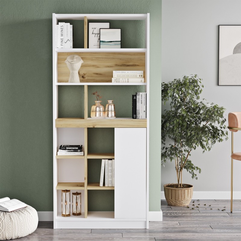 Librería LV20-WK roble blanco - 921YRD1139