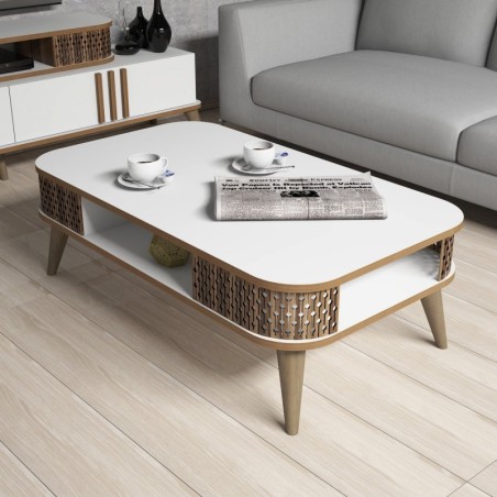 Mesa de centro Eylül blanco - 845HCT2829