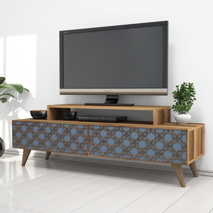 Mueble TV City calcedonia nogal