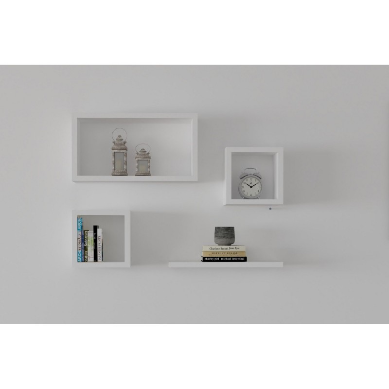 Estante de pared Babi blanco - 495SSE1103