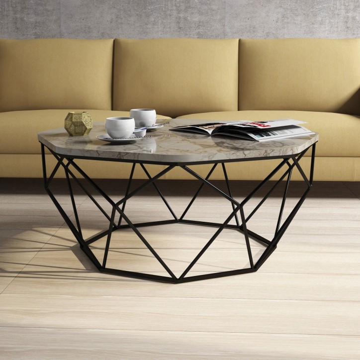 Mesa de centro Diamond blanco