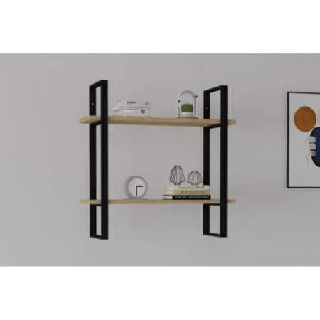 Estante de pared Buba zafiro roble negro - 495SSE1107