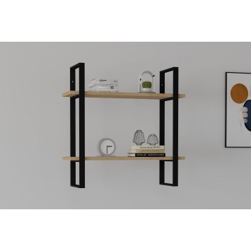 Estante de pared Buba zafiro roble negro - 495SSE1107