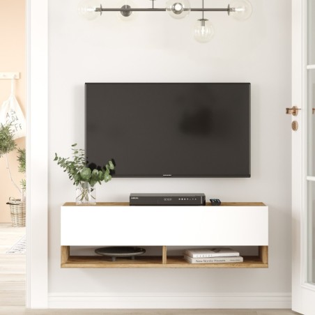 Mueble TV FR13-AW pino atlántico blanco - 956LCS1619