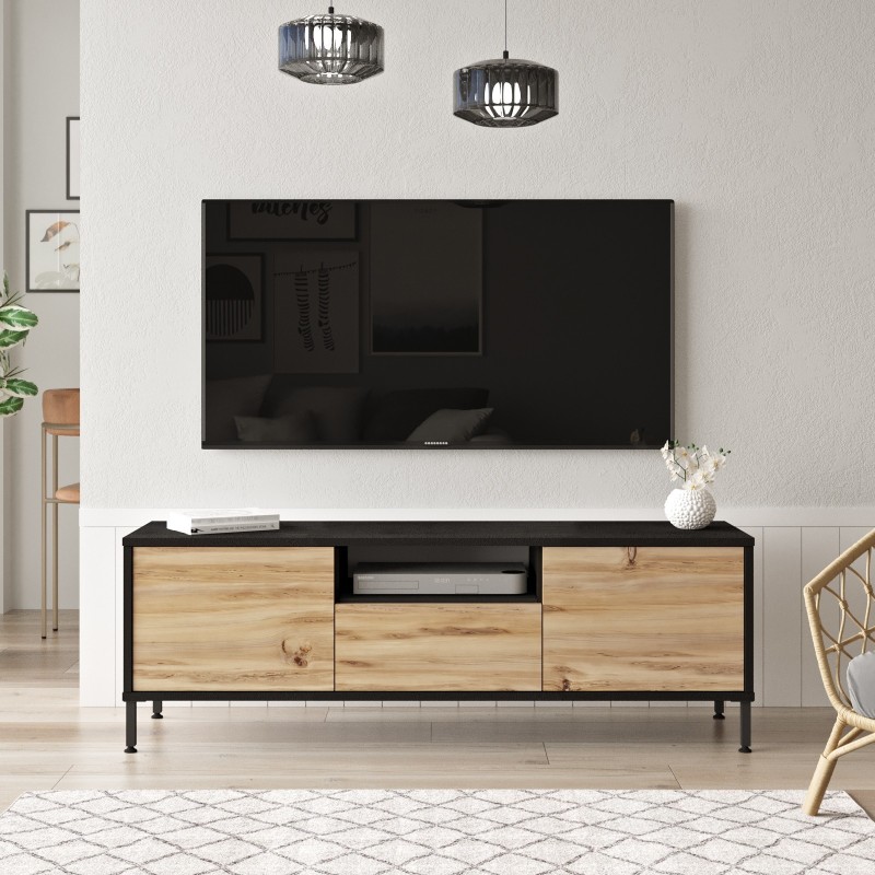 Mueble TV LV2 KL roble negro - 921YRD1103