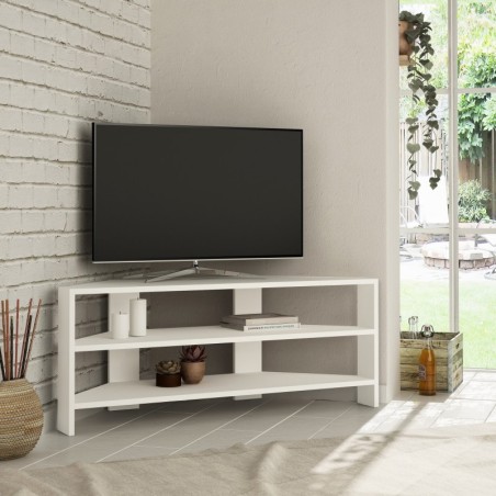 Mueble TV Thales Corner blanco