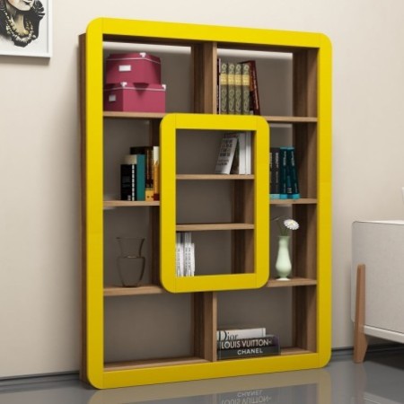 Librería Orkide amarillo nogal - 845HCT3626