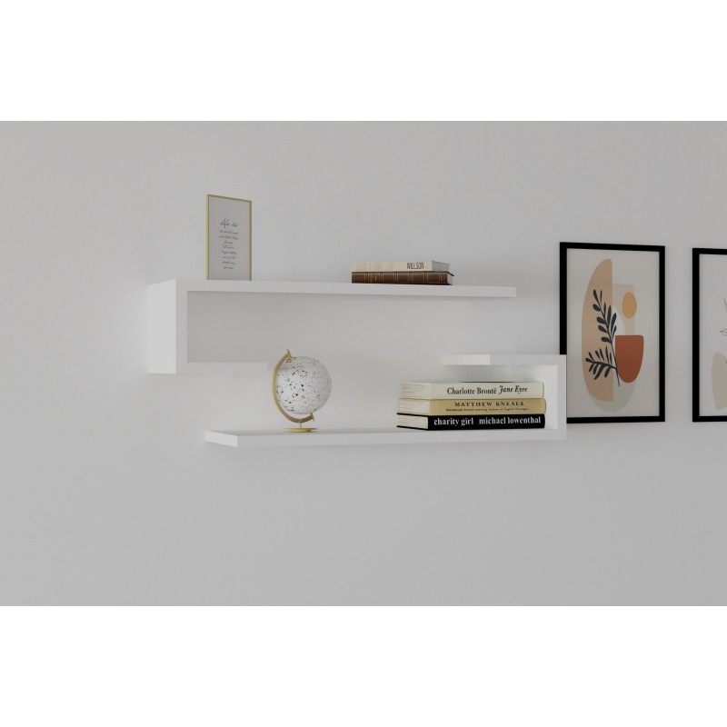 Estante de pared Eldo blanco - 495SSE1109