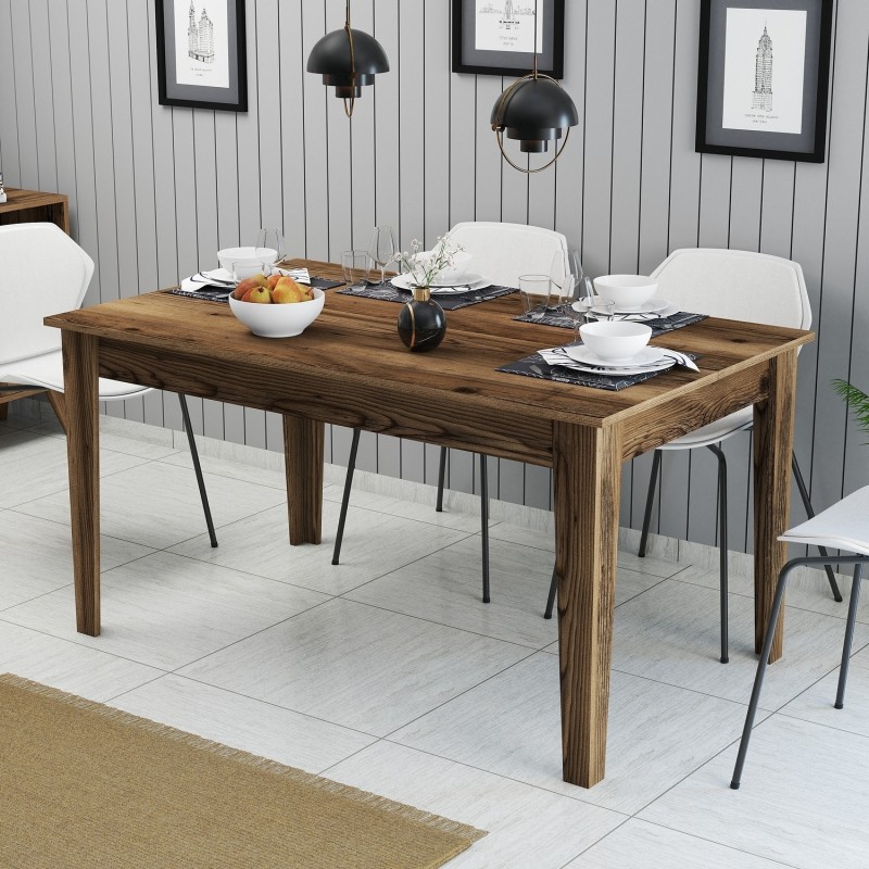 Mesa comedor Milan 516 nogal - 845HCT1404