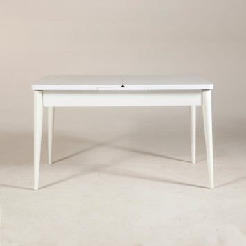 Mesa de comedor extensible Vina blanco - 869VEL5154