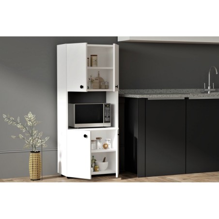 Mueble de cocina Ayaz blanco