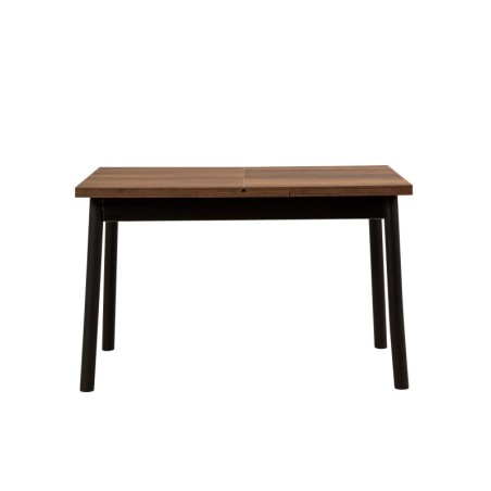 Mesa de comedor extensible Oliver Open negro