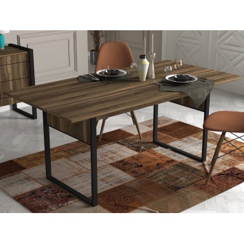 Mesa comedor Lost nogal - 804TRH4203