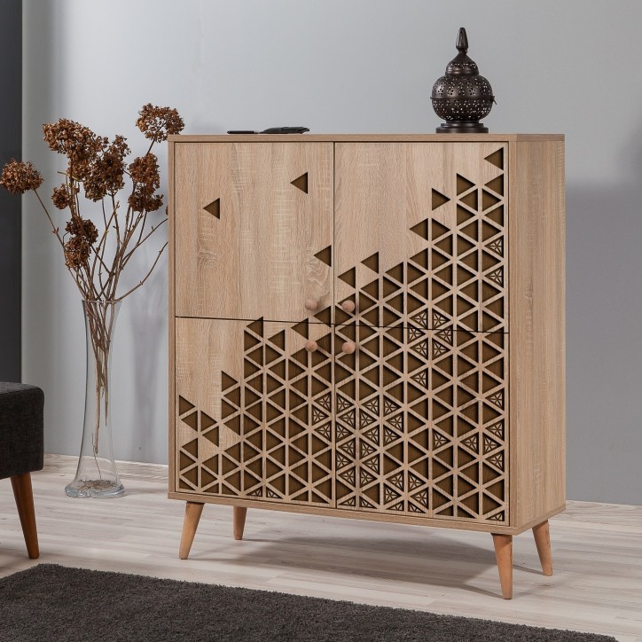 Mueble auxiliar Multilux-124 sonoma roble